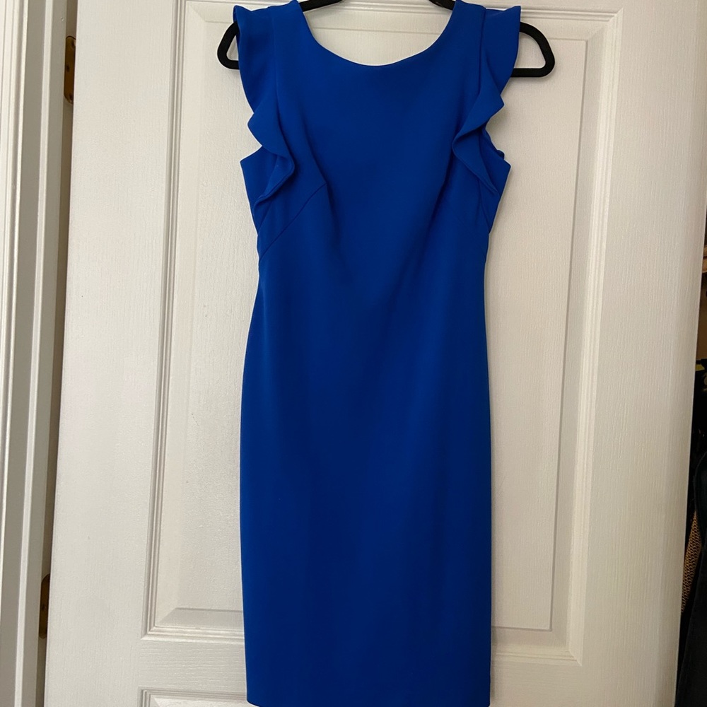 Calvin Klein size 2 blue work dress